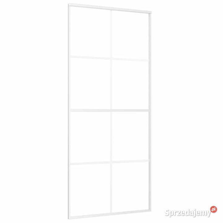 vidaXL Drzwi przesuwne szkło ESG i aluminium Warszawa