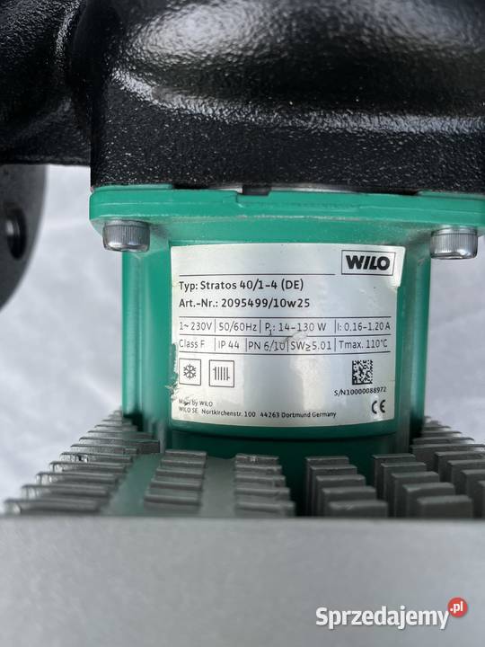 Pompa Wilo Stratos 4014 DE lubelskie Szlatyn