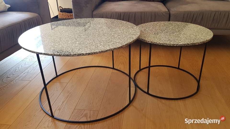 Stolik kawowy z blatem granitowym łódzkie Pabianice sprzedam