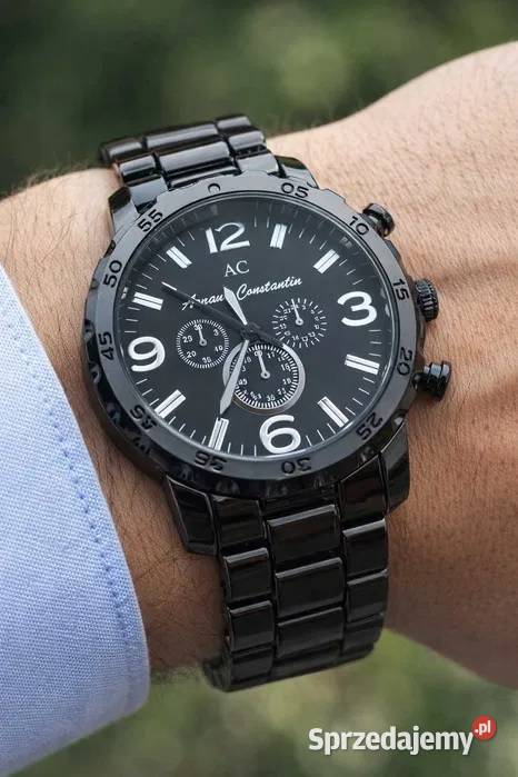 Zegarek męski Arnaud Constantin duża tarcza wielkopolskie Pobiedziska sprzedam