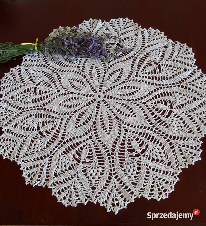 Serwetka szydełkowa bawełna prezent Garbów