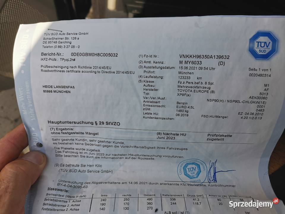 Toyota Yaris automat Niemiec orglakier serwis 1329cm3 Tarnów