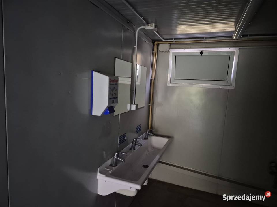 Kontenery sanitarne toalety umywalki prysznice Gdynia