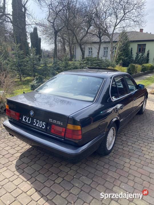 Bmw e34 525i M20B25 1988r na czarnych blachach śląskie