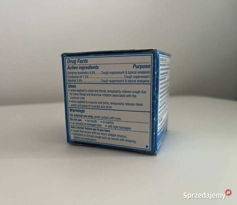 Vicks Childrens VapoRub 50g Oryginalna mas Poznań