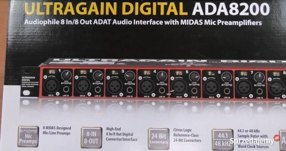 BEHRINGER ADA8200 Pozostałe śląskie Bytom sprzedam