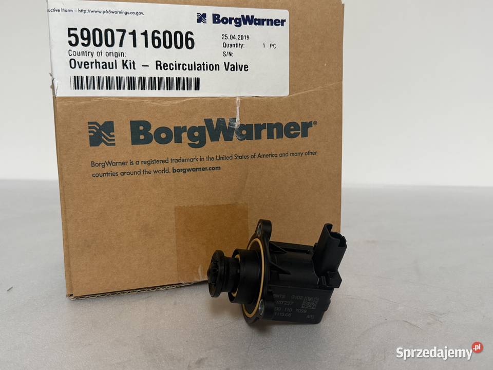 Zestaw naprawczy zaworu recyrkulacji BORGWARNER