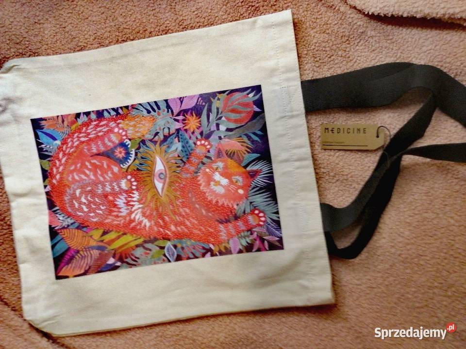Nowa z Metką Torba Torebka Shopper MEDICINE Art