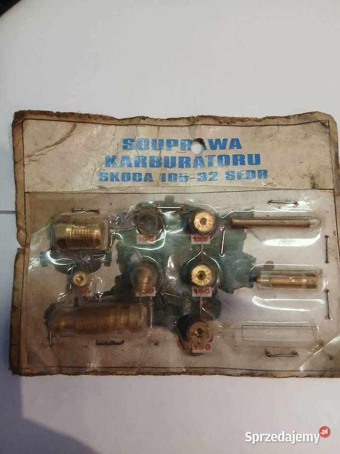 zestaw naprawczy gaznika samochodu Skoda 105 Zestawy naprawcze dolnośląskie Wałbrzych