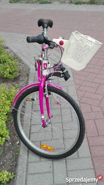 Rower dziewczęcy 24 bTwin Nature praktycznie Ząbki