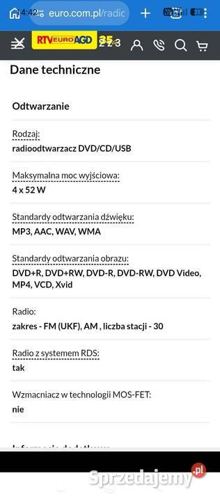 Radio samochodowe Serokomla