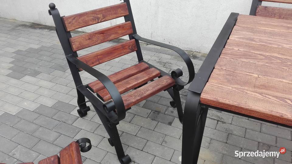 Meble ogrodowe stół ława krzesła na taras ogród lubelskie
