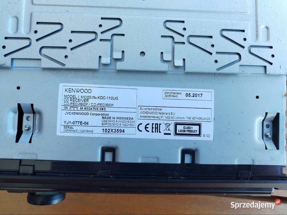 Radioodtwarzacz Kenwood KDC 110UG Kenwood świętokrzyskie Chęciny