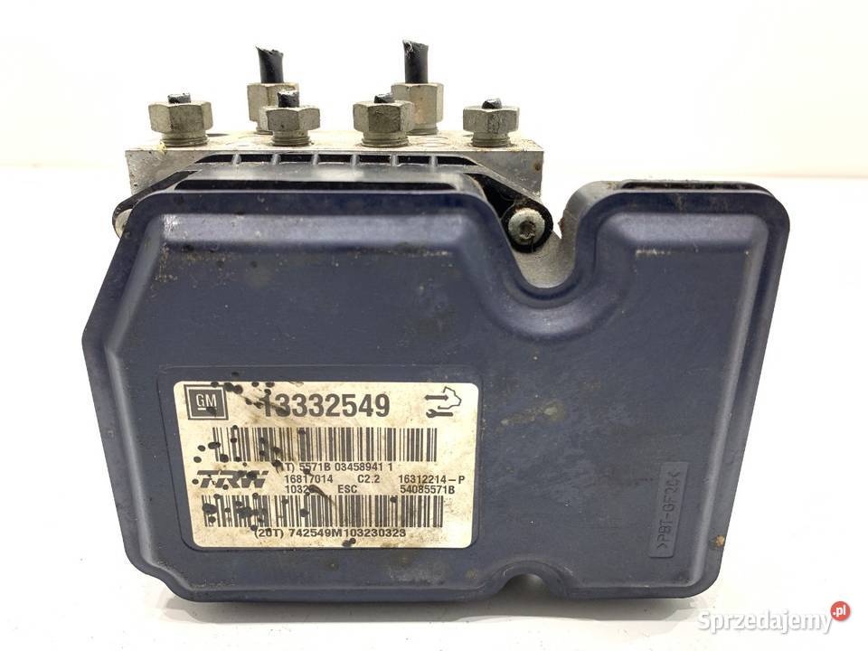 POMPA ABS OPEL INSIGNIA A 13332549 20 110 0817 osobowe Układ ABS i ESP