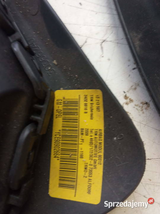 OPEL CORSA D PODUSZKA FOTELA PRAWA Kobylnica sprzedam