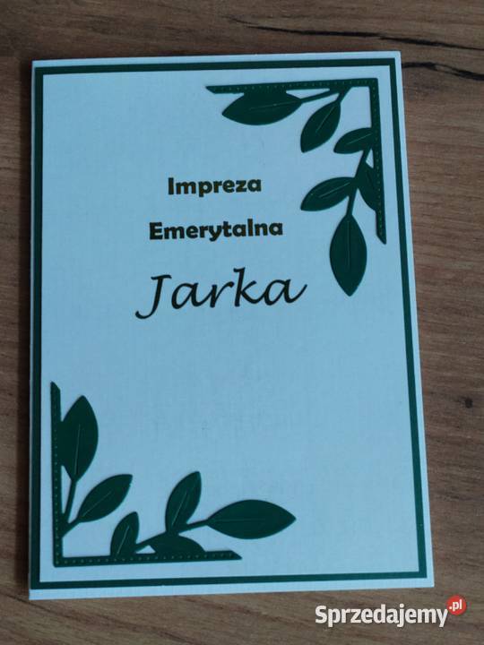 Zaproszenia z tyt odejścia na emeryturę Konin