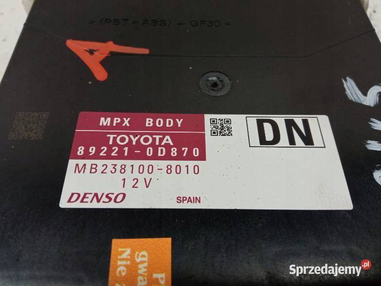 MODUŁ KOMFORTU 892210D870 Toyota Yaris III 2011