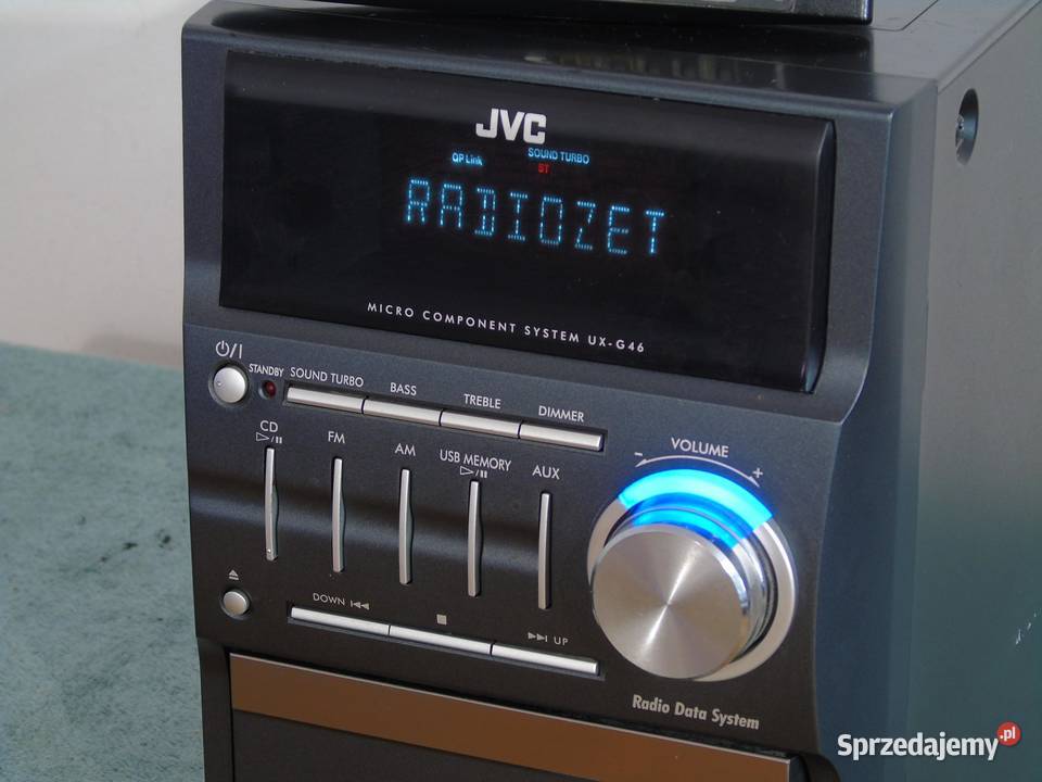 Wieża JVC pilot USB mp3 RDS AUX DOSTAWA Jasło