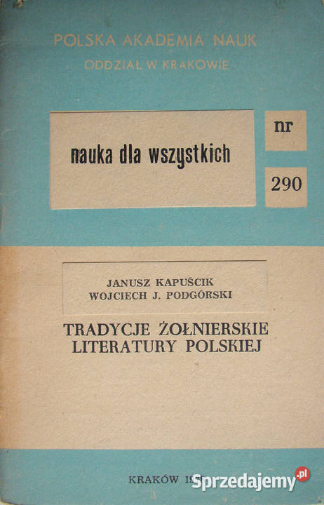 Tradycje żołnierskie literatury polskiej Limanowa