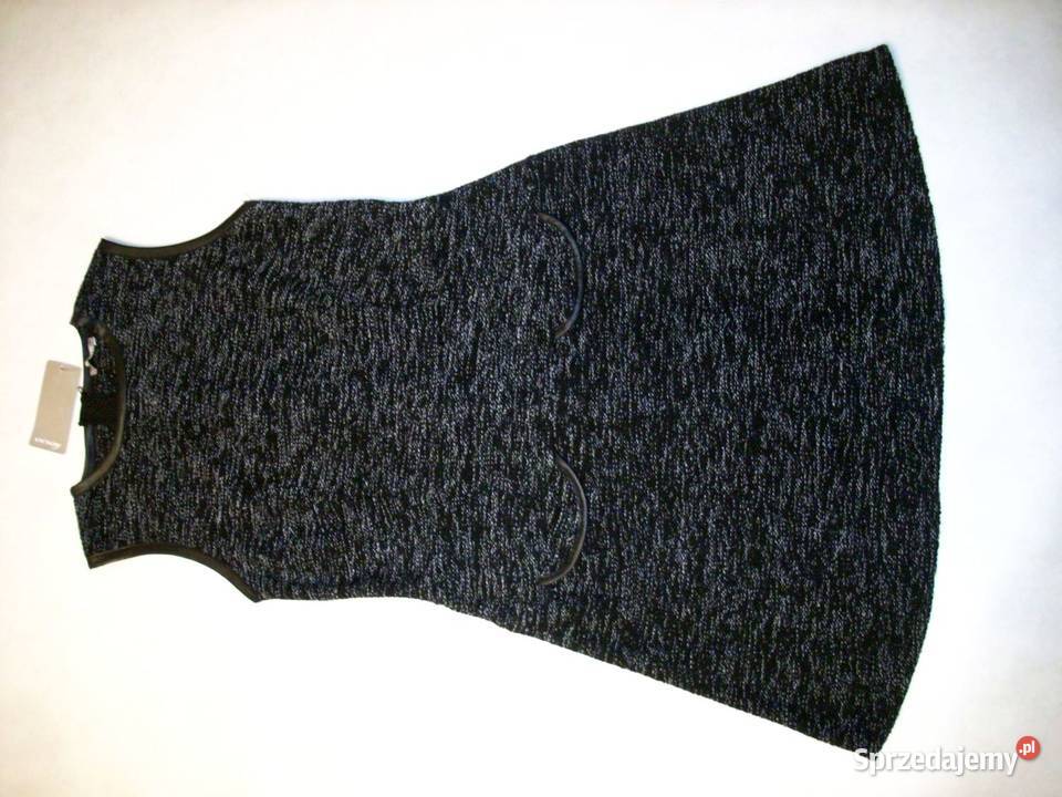 ORSAY sukienka czarna dzianinowa Melanż 38 40 małopolskie Nowy Sącz