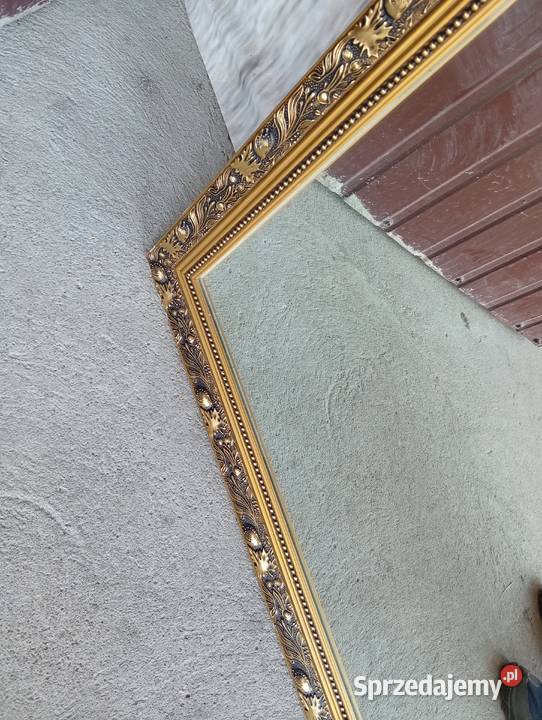 lustro w złotej ramie 428 sprzedam