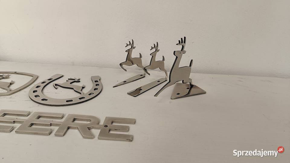 Jelonek na maskę John Deere emblemat logo