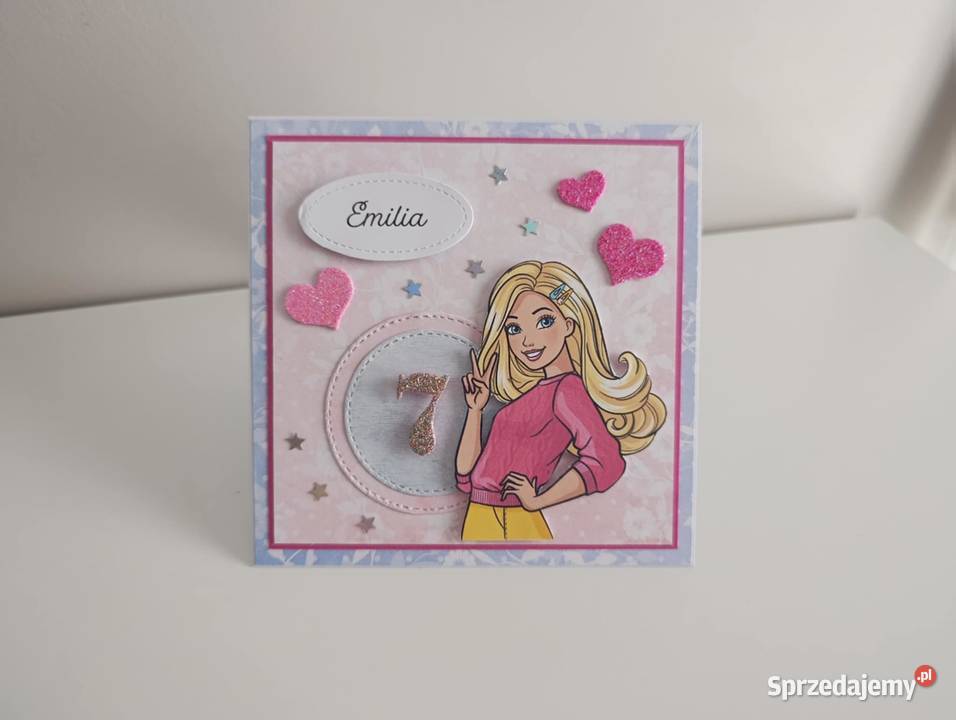 Personalizowana kartka na urodziny Barbie Łódź sprzedam