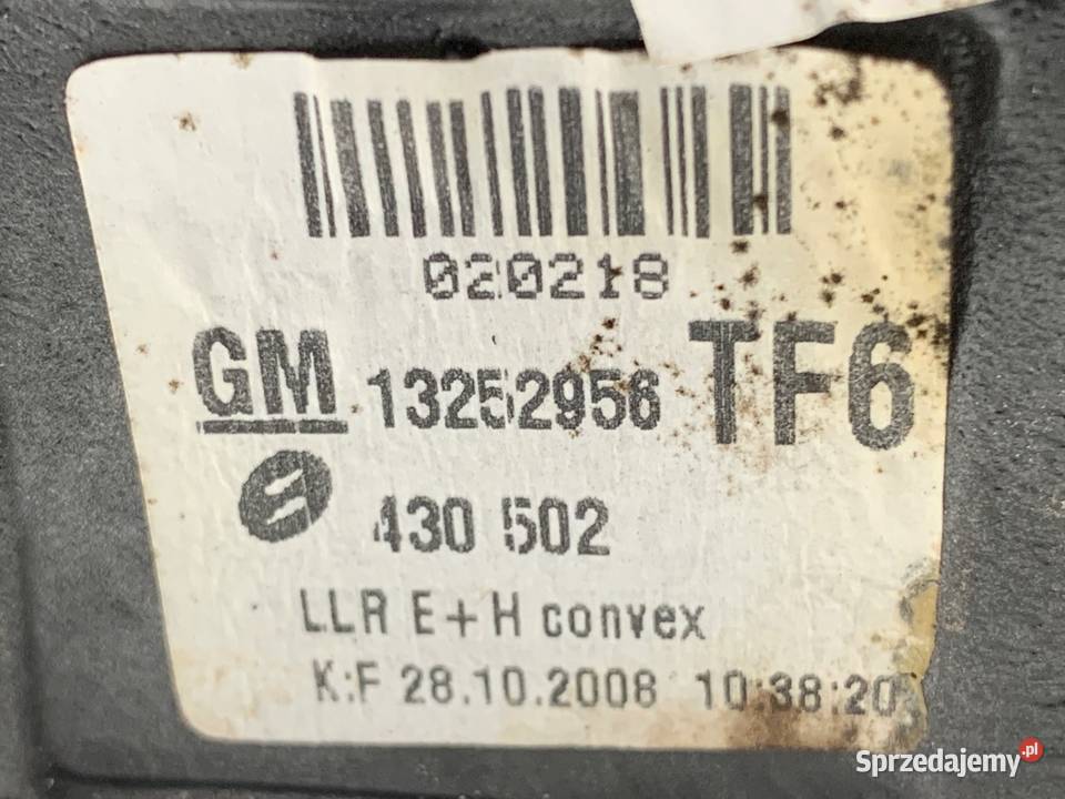 LUSTERKO PRAWY OPEL ASTRA H Hatchback 0414 SZARY osobowe