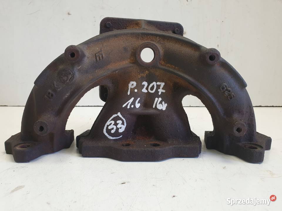 Peugeot 207 16 16V KOLEKTOR WYDECHOWY NFU 109 Rudka