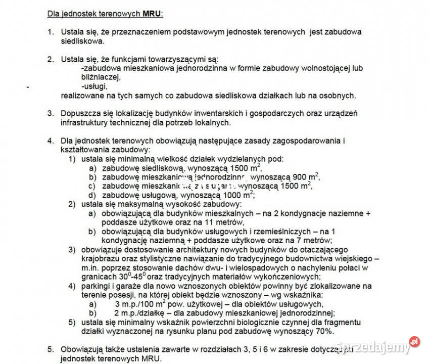 Działka 4800m MPZP Kotłówka gm Żelechów mazowieckie sprzedam