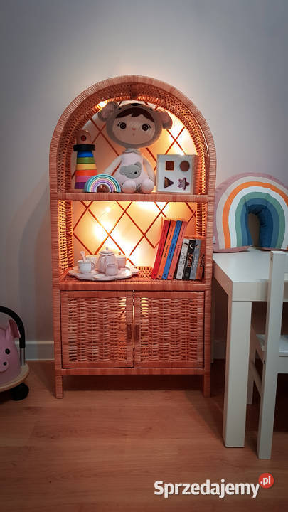 Mebel z wikliny szafa wiklinowa kosz regał półka 26cm podkarpackie
