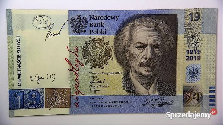 Zestaw 17 Banknot Granica 1050 Chrzest Długosz