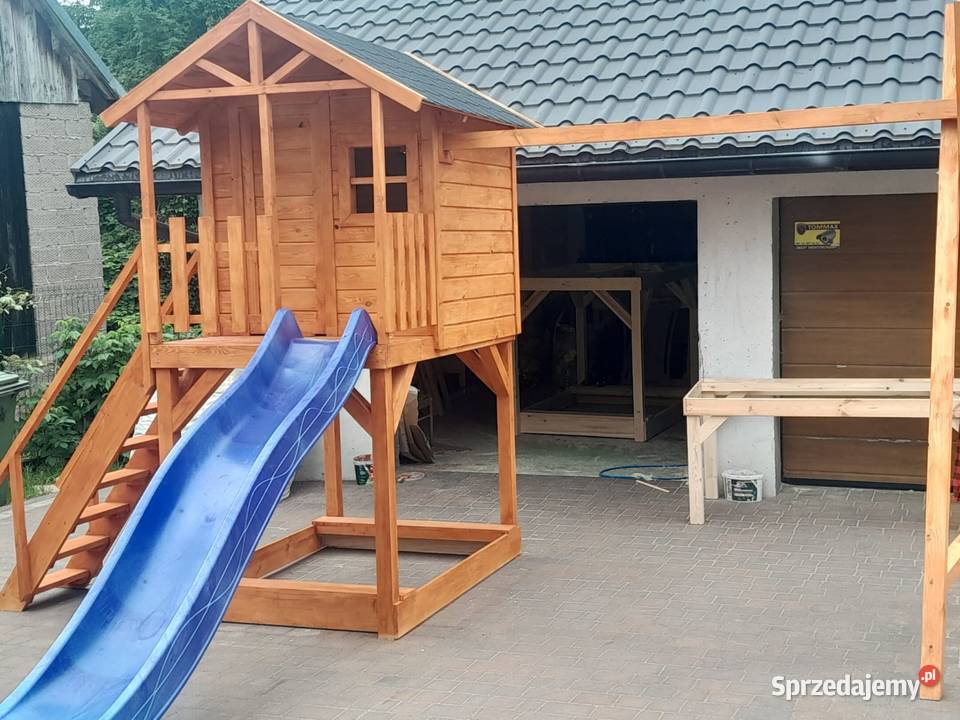 Domki drewniane place zabaw dzieci sprzedam