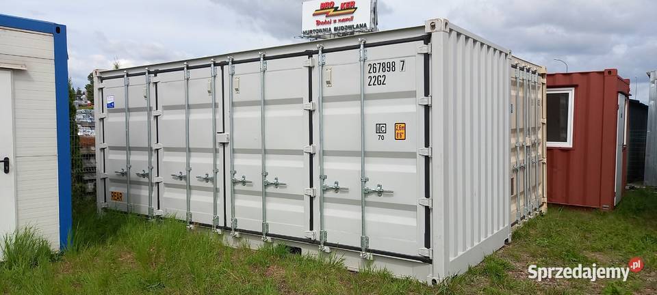 KONTENER MORSKI 20 otwierany bok i szczyt NOWY pomorskie Stężyca sprzedam