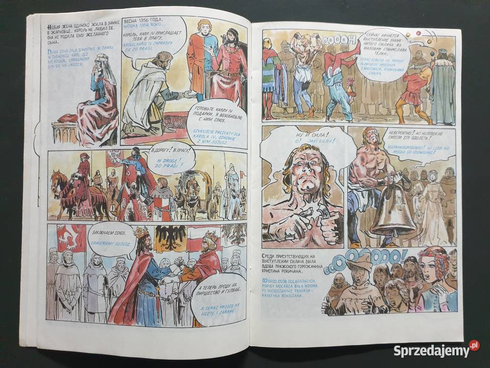 Kazimierz Wielki komiks dwujęzyczny język Gdynia sprzedam