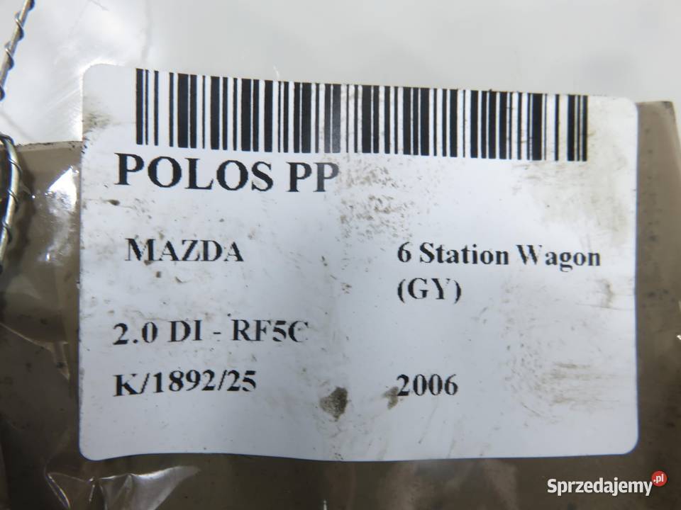 PÓŁOŚ PRAWA PRZEDNIA MAZDA 6 GY 20 DI 121 RF5C