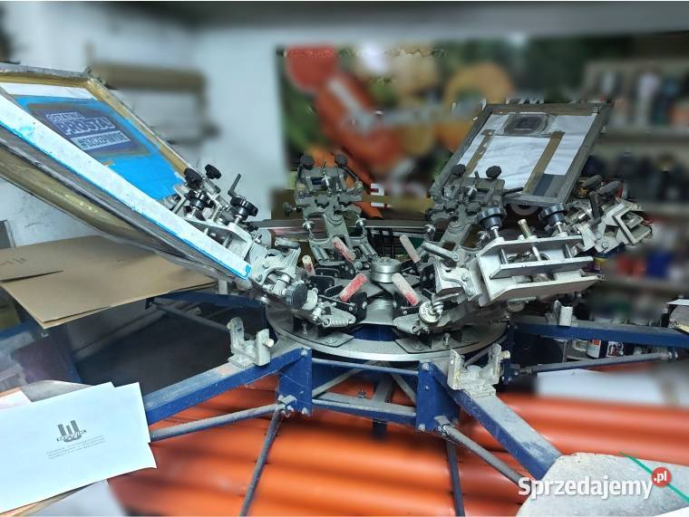 Karuzela do sitodruku sitodrukowa 6 kolor sito Włocławek sprzedam