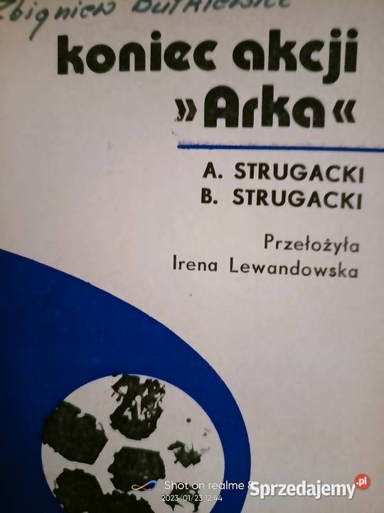 Koniec akcji arka książki prezenty Warszawa miękka