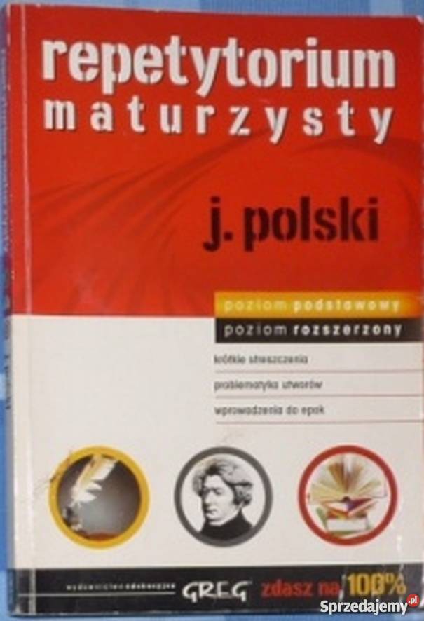 REPETYTORIUM MATURZYSTY JĘZYK POLSKI kompendium, repetytorium, opracowanie mazowieckie Siedlce