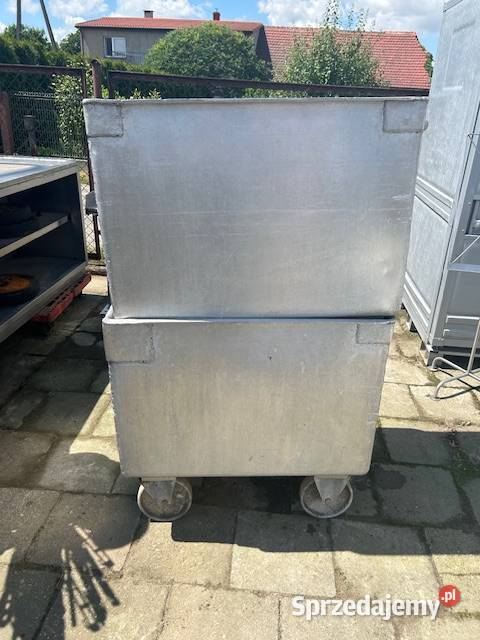 Zbiornik aluminiowy 70 x 83 x 60 na kółkach Głogówko