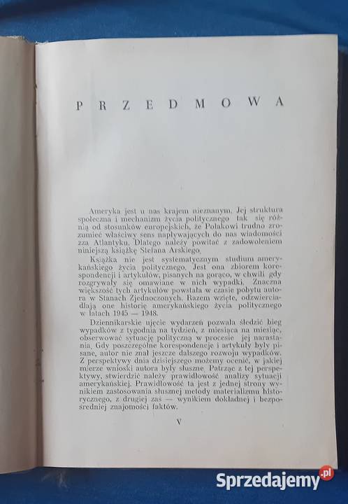 Stefan Arski Cień ojczyzną Roosevelta SW Wiedza Antykwariat Koźminek