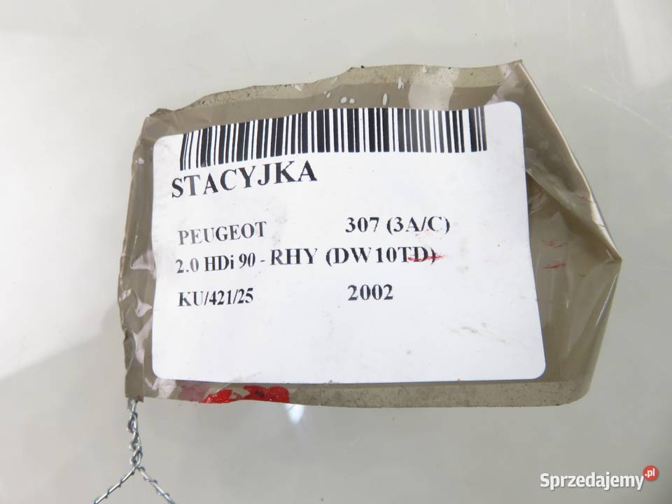 STACYJKA PEUGEOT 307 3AC 9632897680 sprzedam