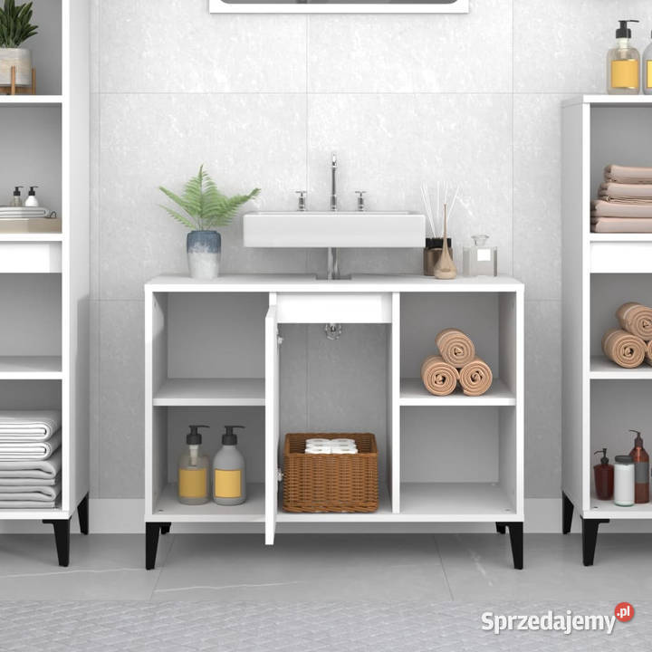 Szafka pod umywalkę biała 80x33x60 WM821292