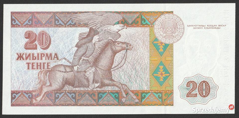 KAZACHSTAN 20 TENGE 1993 STAN BANKOWY UNC sprzedam