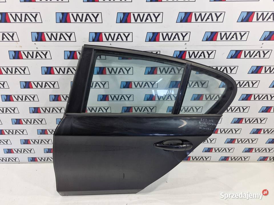 BMW E87 DRZWI LEWY TYŁ TYLNE 475 BLACK SAPHIRE Drzwi