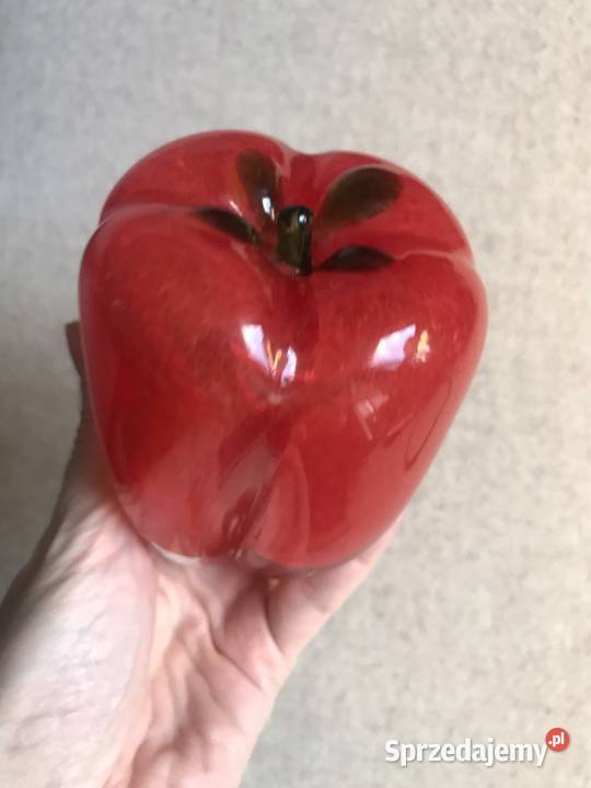 Szklana papryka Scancrystal Estonia vintage Warszawa