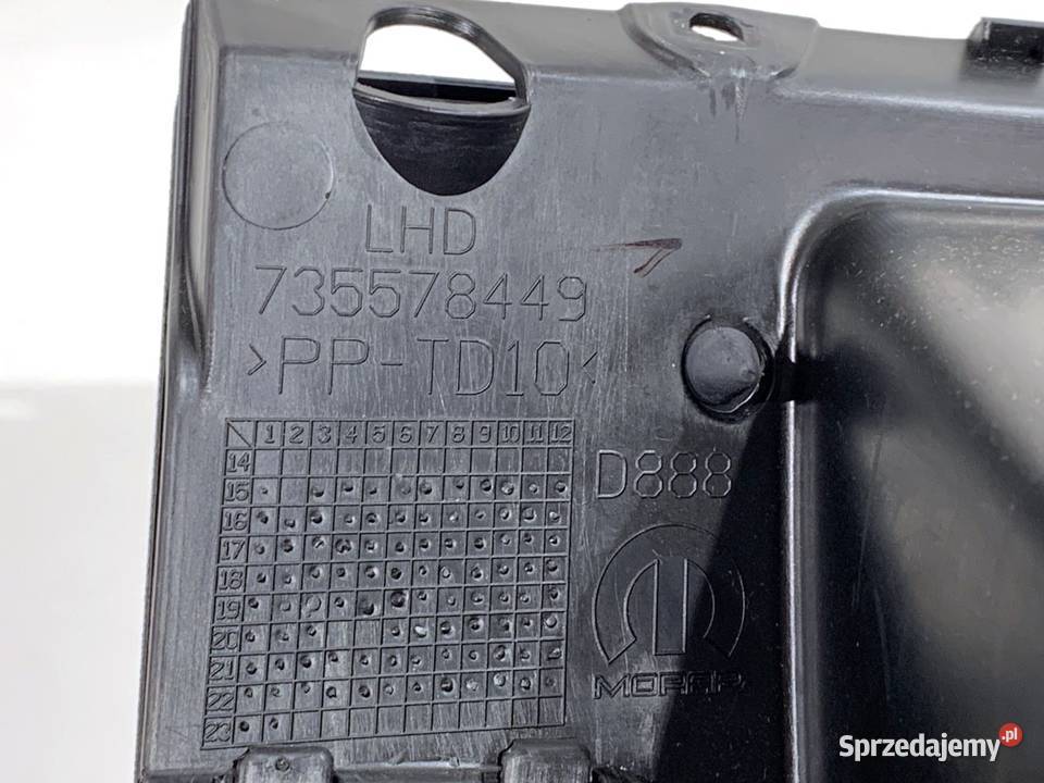 SCHOWEK PASAŻERA FIAT 500 Hatchback 735578449 osobowe