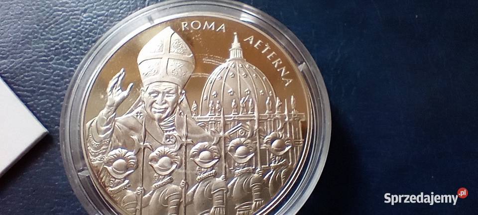 Stare monety Medal Jan Paweł II Zakon Maltański Numizmatyka podkarpackie Lesko