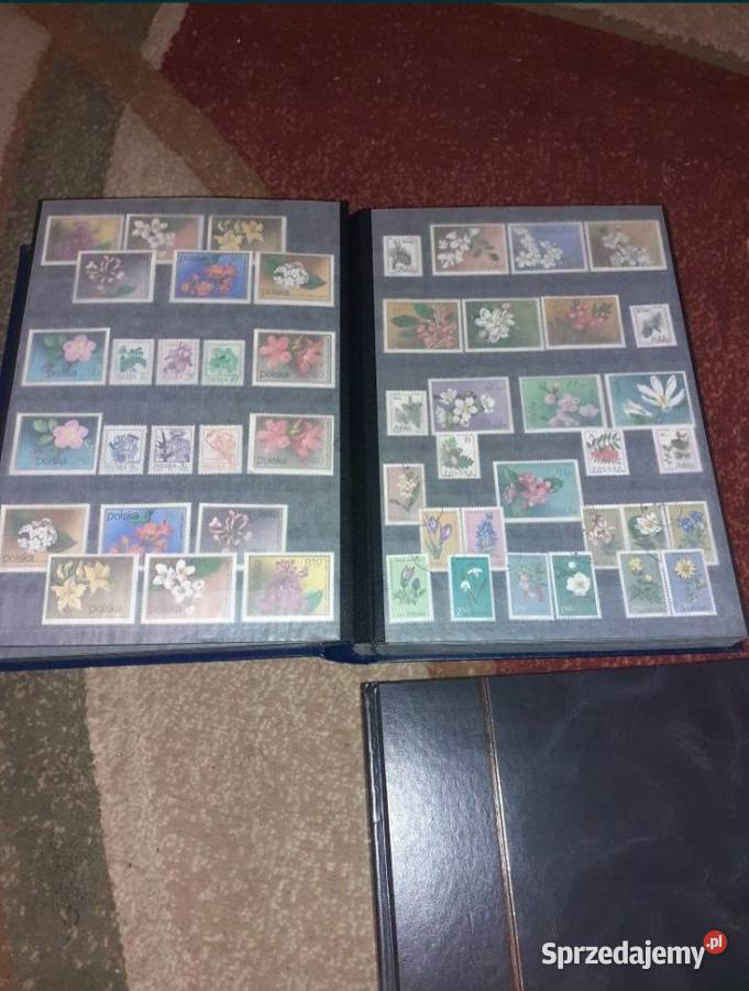 Cztery klasery pełne znaczków stara kolekcja Sosnowiec