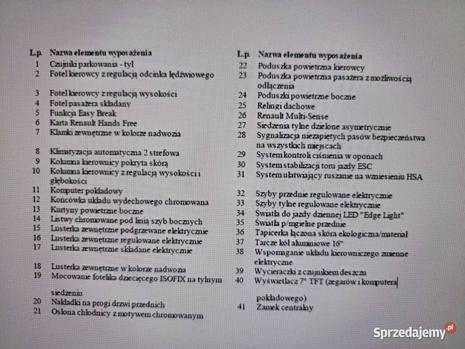 Renault Megane 4 kombi ESP Warszawa